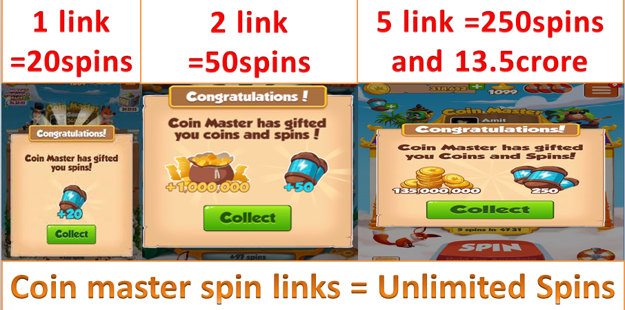 Free Coin Master Spins For Today